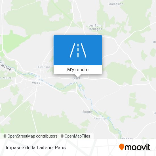 Impasse de la Laiterie plan