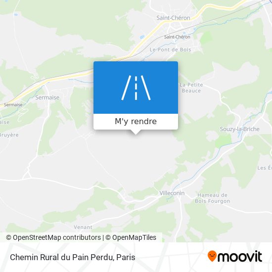 Chemin Rural du Pain Perdu plan