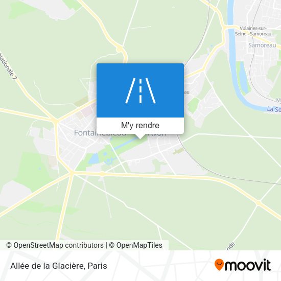Allée de la Glacière plan