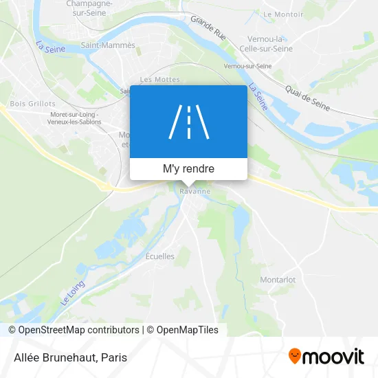 Allée Brunehaut plan