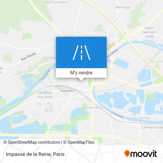 Impasse de la Reine plan
