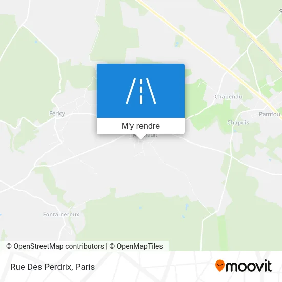 Rue Des Perdrix plan