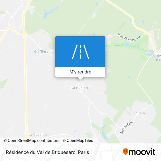 Résidence du Val de Briquesard plan