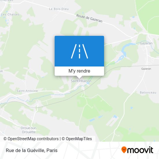 Rue de la Guéville plan