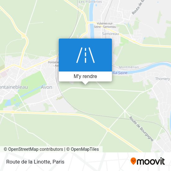 Route de la Linotte plan