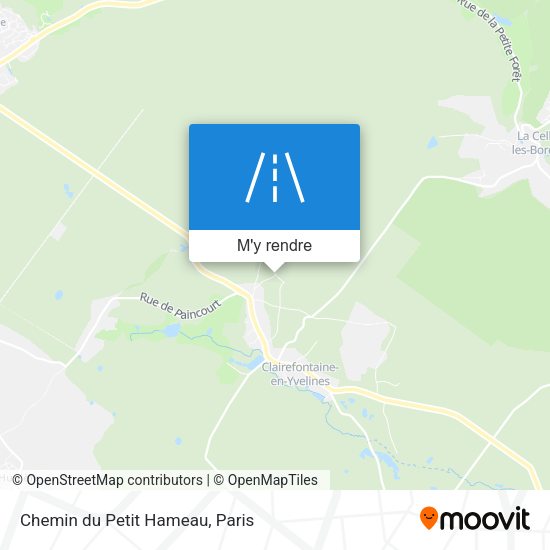 Chemin du Petit Hameau plan