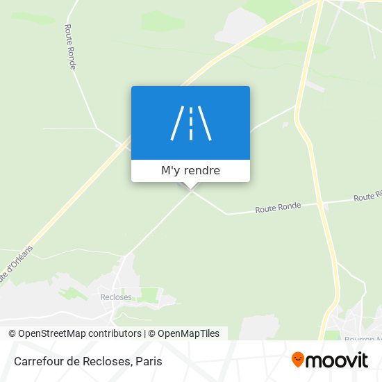 Carrefour de Recloses plan