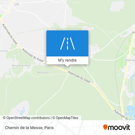 Chemin de la Messe plan