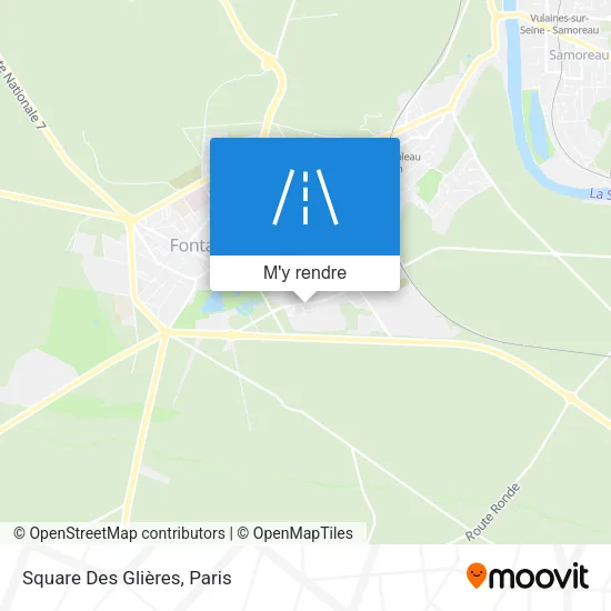 Square Des Glières plan