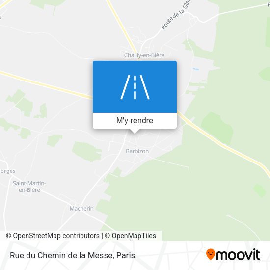 Rue du Chemin de la Messe plan