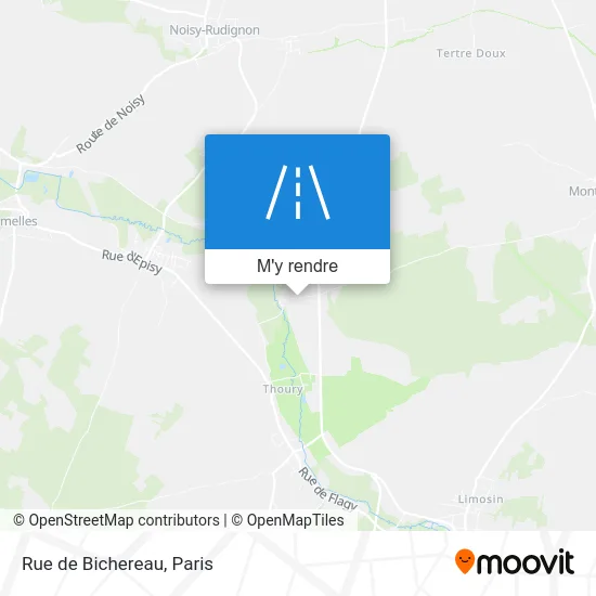 Rue de Bichereau plan