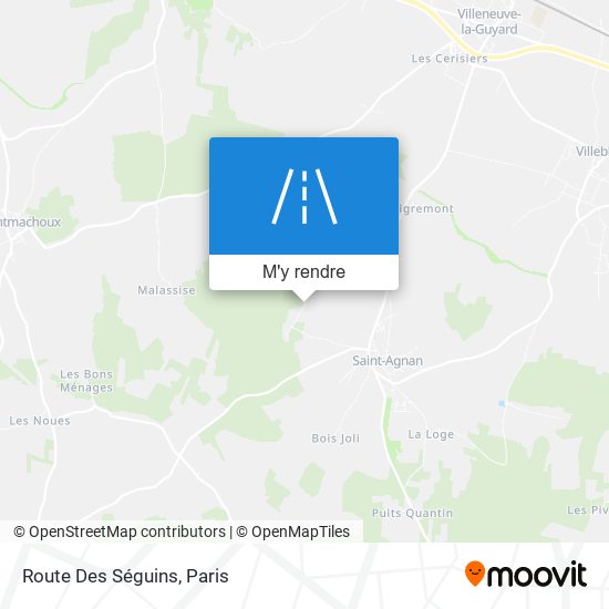 Route Des Séguins plan