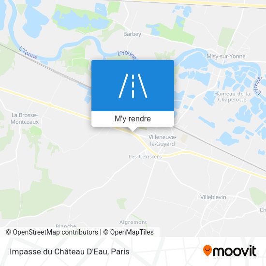 Impasse du Château D'Eau plan