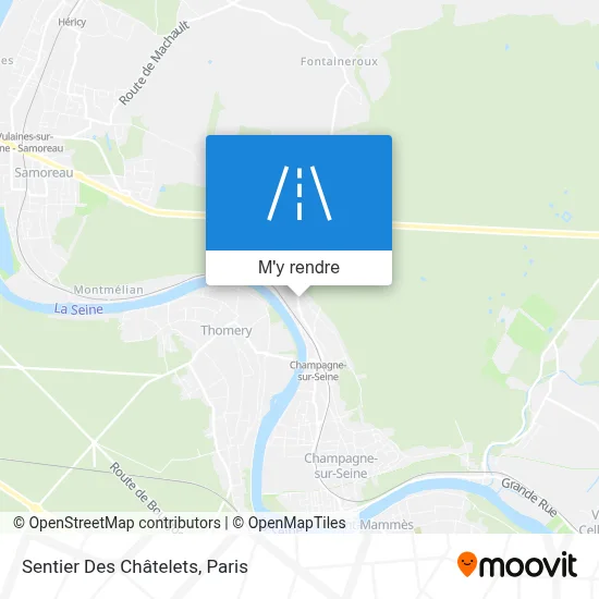 Sentier Des Châtelets plan