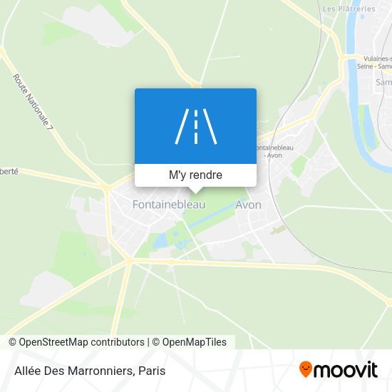 Allée Des Marronniers plan