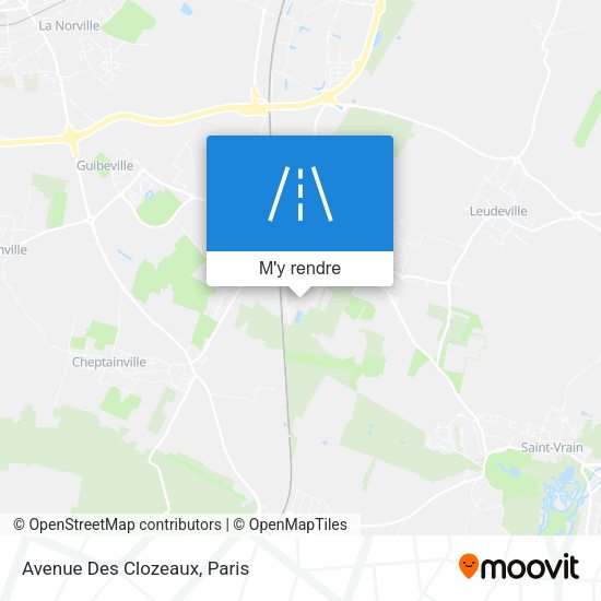 Avenue Des Clozeaux plan