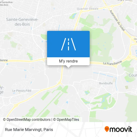 Rue Marie Marvingt plan