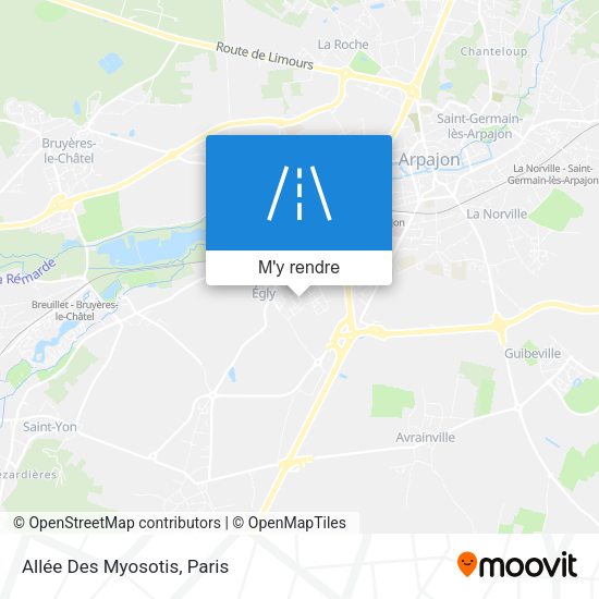 Allée Des Myosotis plan