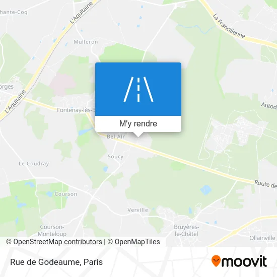 Rue de Godeaume plan