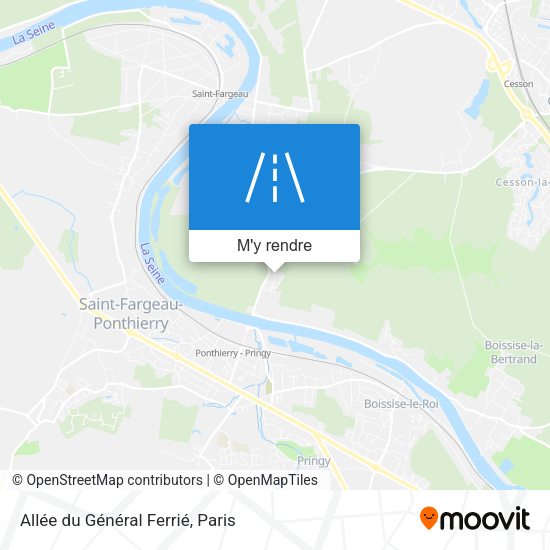 Allée du Général Ferrié plan