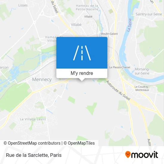 Rue de la Sarclette plan