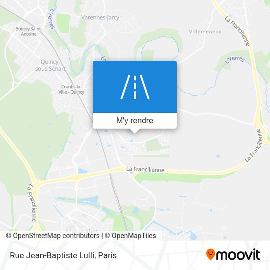 Rue Jean-Baptiste Lulli plan