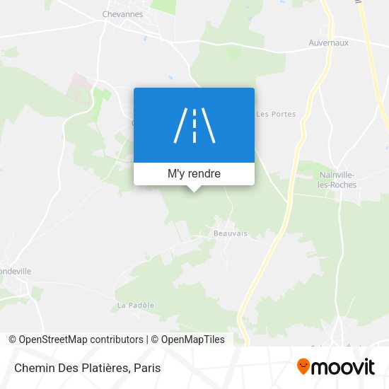 Chemin Des Platières plan