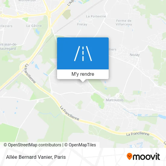 Allée Bernard Vanier plan
