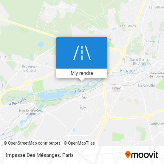 Impasse Des Mésanges plan