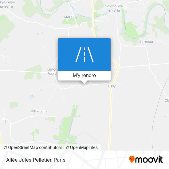 Allée Jules Pelletier plan