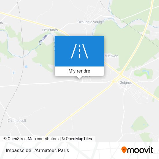 Impasse de L'Armateur plan