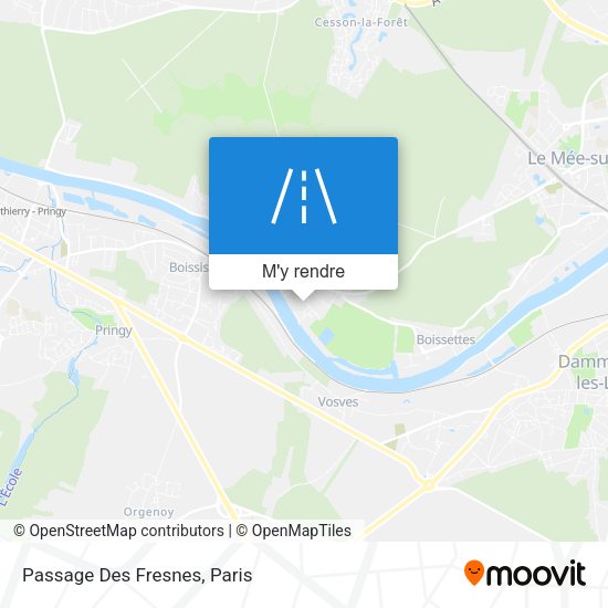 Passage Des Fresnes plan
