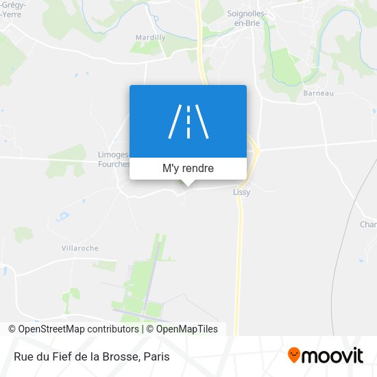 Rue du Fief de la Brosse plan