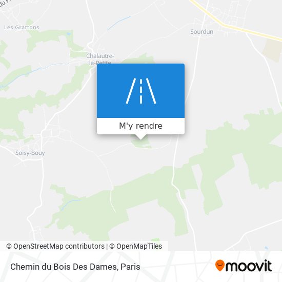 Chemin du Bois Des Dames plan