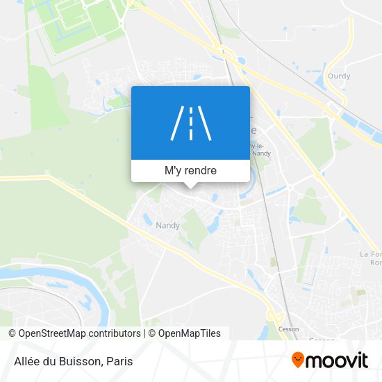 Allée du Buisson plan