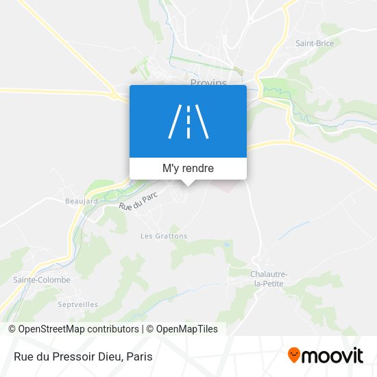 Rue du Pressoir Dieu plan