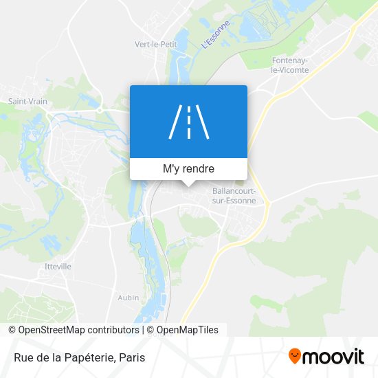 Rue de la Papéterie plan