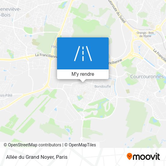 Allée du Grand Noyer plan
