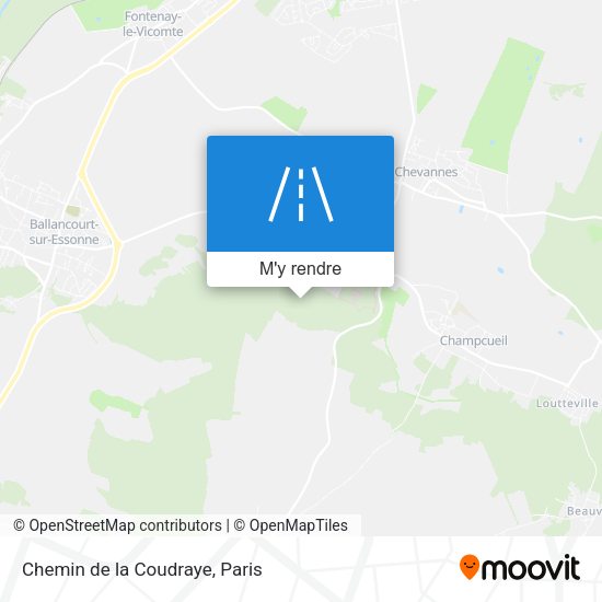 Chemin de la Coudraye plan