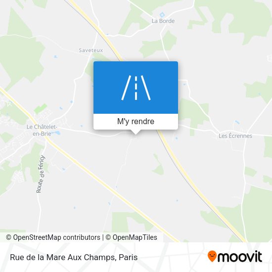 Rue de la Mare Aux Champs plan