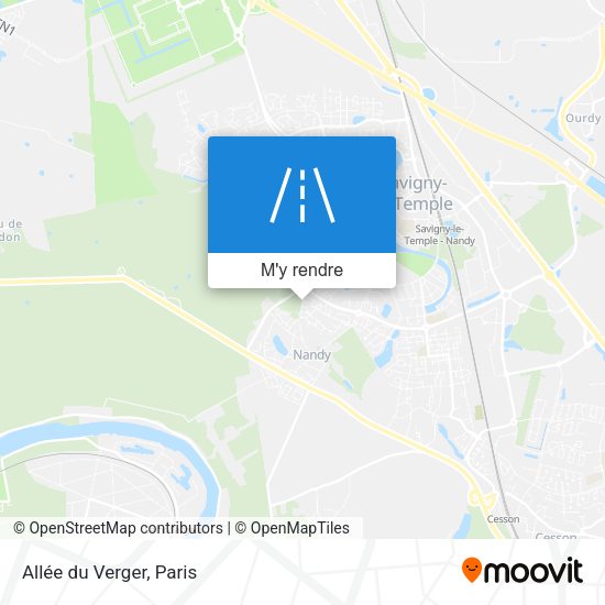 Allée du Verger plan