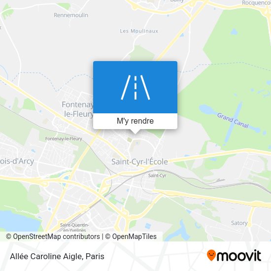 Allée Caroline Aigle plan