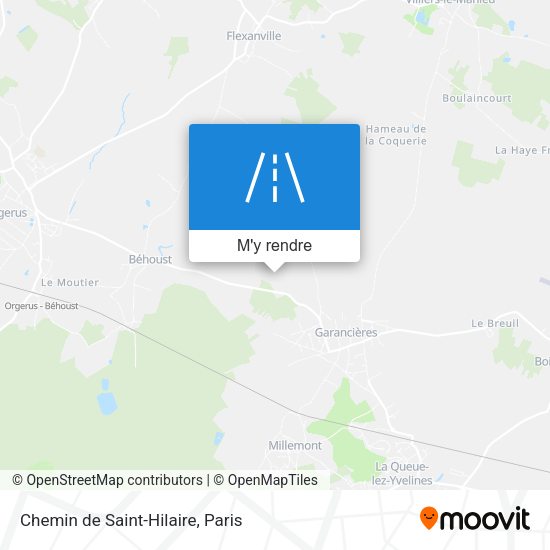 Chemin de Saint-Hilaire plan