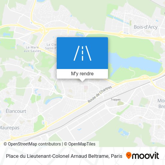 Place du Lieutenant-Colonel Arnaud Beltrame plan