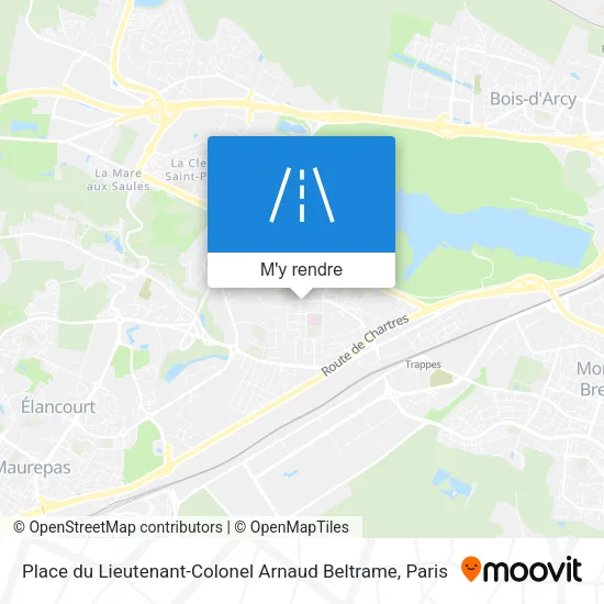 Place du Lieutenant-Colonel Arnaud Beltrame plan