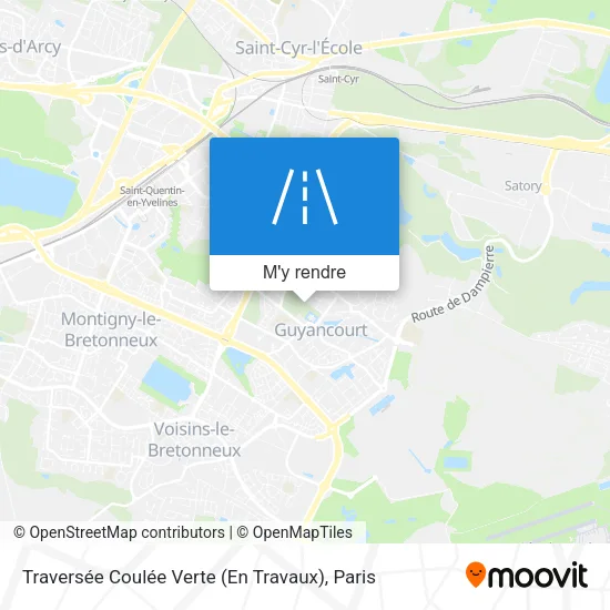 Traversée Coulée Verte (En Travaux) plan
