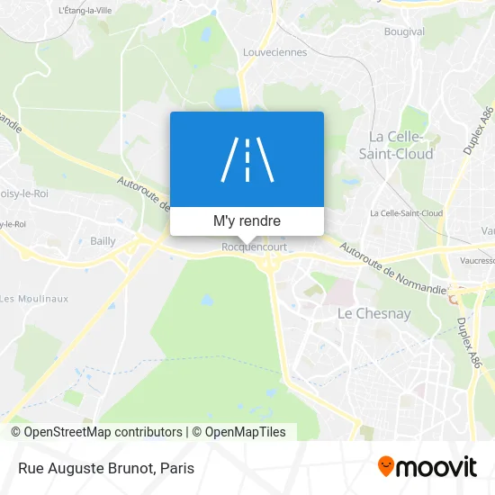 Rue Auguste Brunot plan
