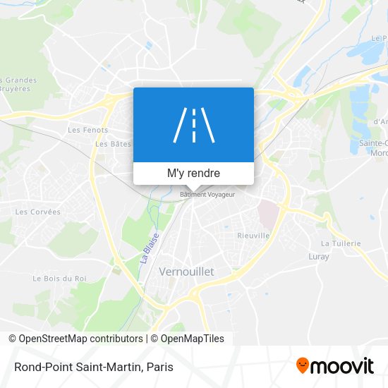 Rond-Point Saint-Martin plan