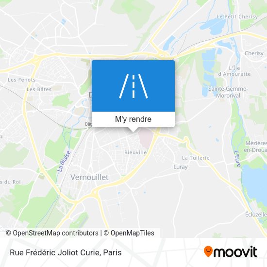 Rue Frédéric Joliot Curie plan