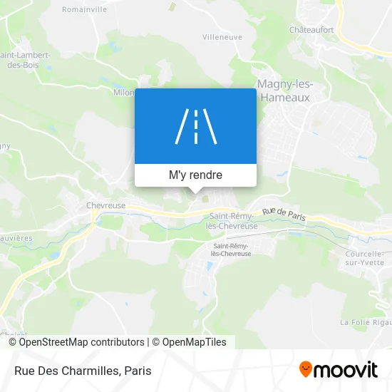 Rue Des Charmilles plan